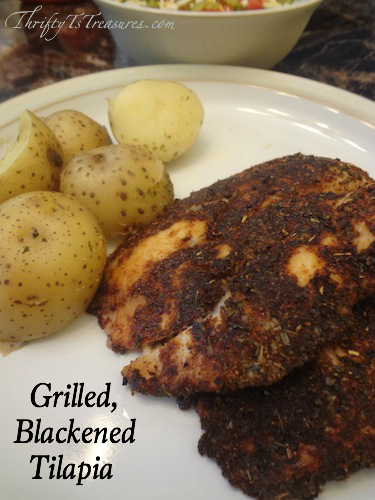 grilled blackened tilapia