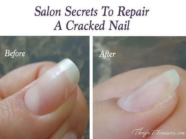 salon secrets to repair a cracked nail