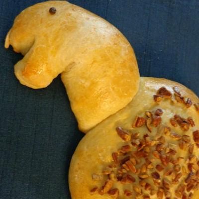 It may not be perfect, but I had a blast creating this Turkey Bread and you will too! It's the perfect Thanksgiving crafts or Thanksgiving decorations.