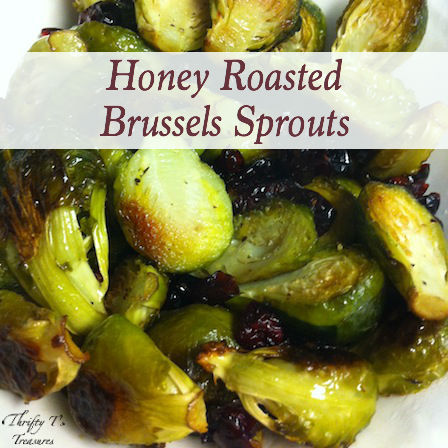 I’m betting that you’ll fall in love with this Honey Roasted Brussels Sprouts recipe at first bite. Whether you’re looking for vegetarian recipes or easy dinner recipes, this one’s a must!
