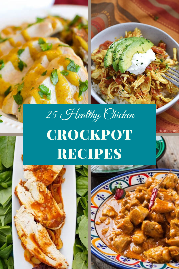 If you're anything like me you don't have a lot of time to devote to meal prep. The crockpot is my best friend and I love to pull it out and use it whenever possible. And that is why I've scoured the web to bring you these healthy chicken crockpot recipes. Whether you're eating healthier for weight loss or simply wanting to better your health, you've come to the right place. Choose from Mexican, Chinese and much more. You're going to love these quick dinners that are also perfect for the kids too.