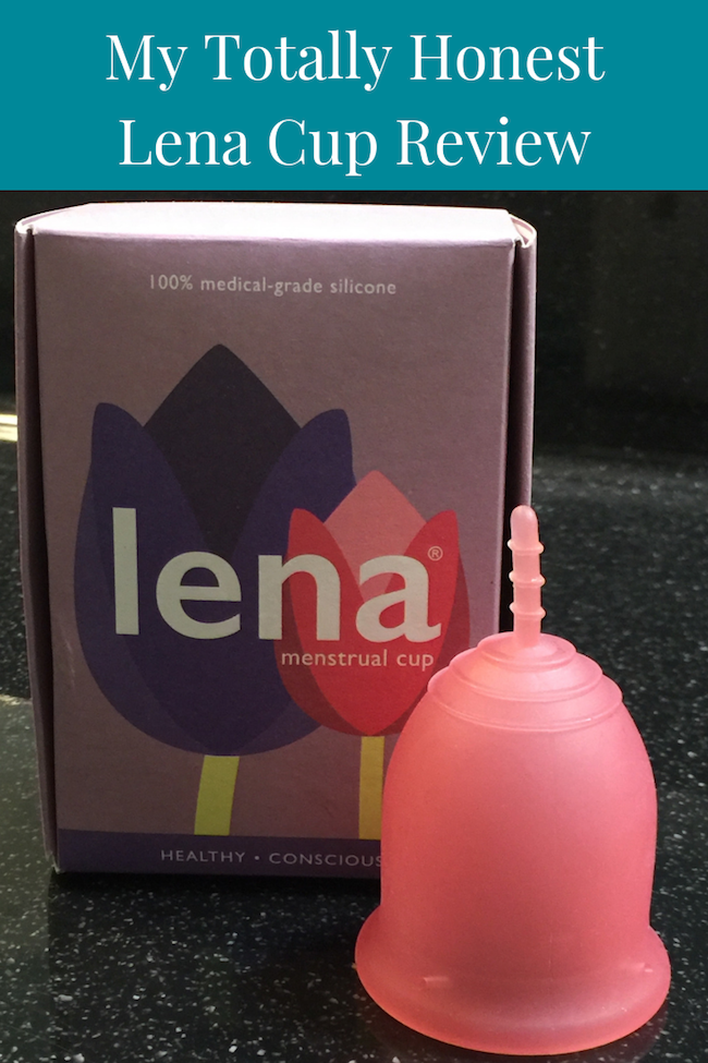 pink menstrual cup