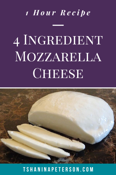 How To Make Homemade Mozzarella Cheese (in under 1 hour)
