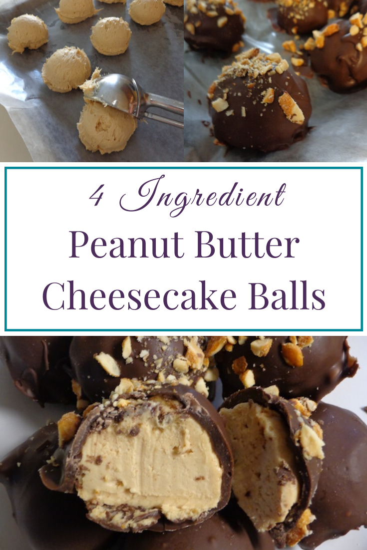 peanut butter cheesecake balls