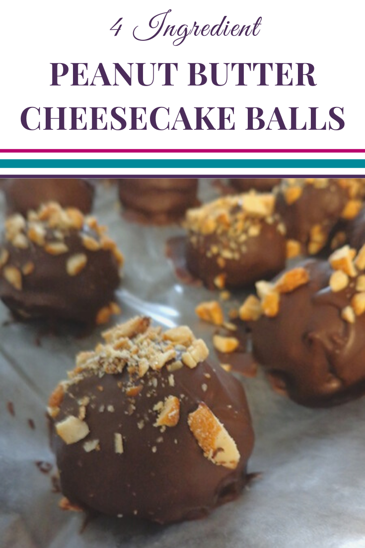 peanut butter cheesecake balls
