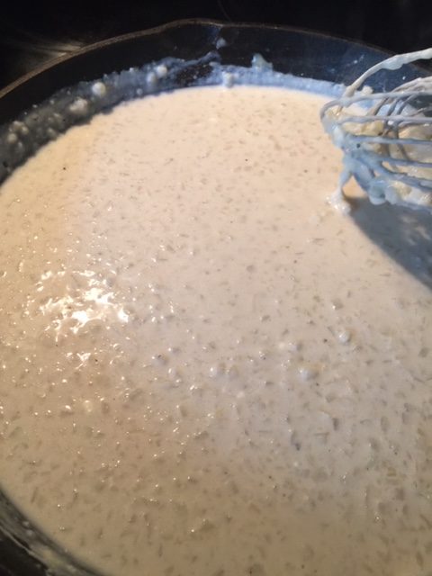 riced cauliflower risotto