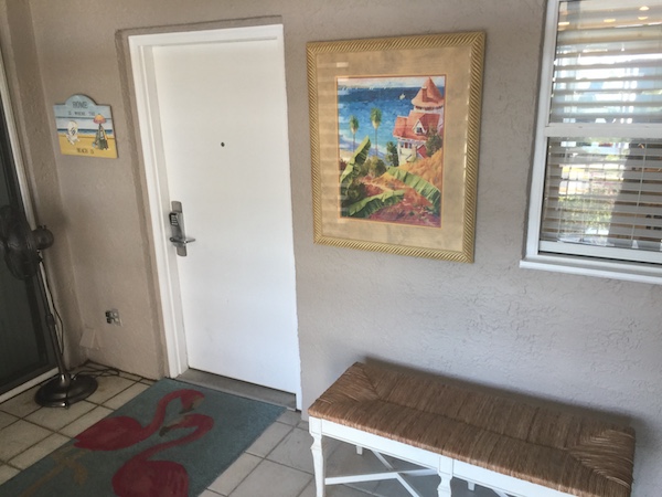 entryway to condo