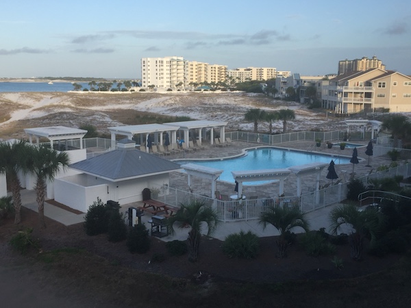 magnolia house pool area from balcony