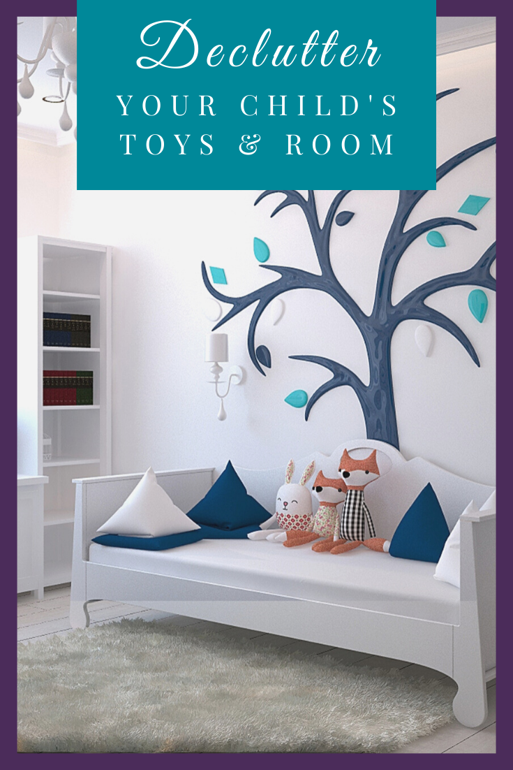 Learn how to declutter your child's toys and room without losing your sanity. These ideas are perfect whether you or your child are feeling overwhelmed at the decluttering process.