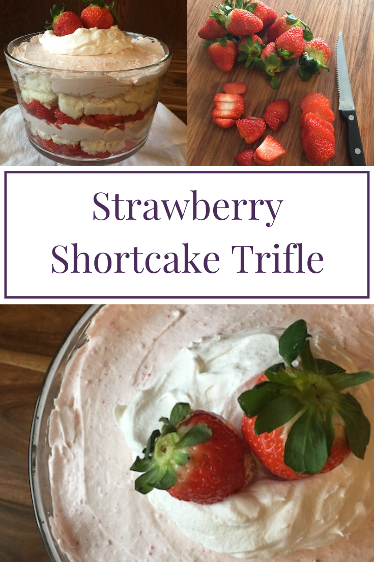 strawberry shortcake trifle