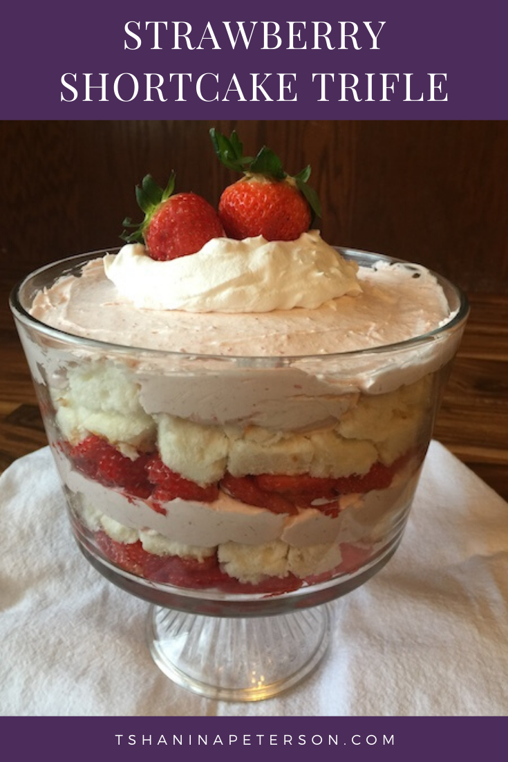 strawberry shortcake trifle