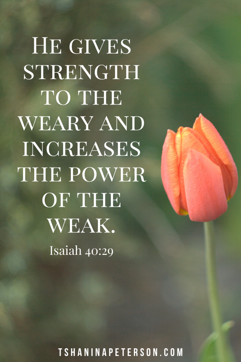 a bible scripture for strength