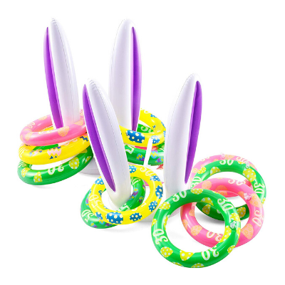 bunny ears ring toss set