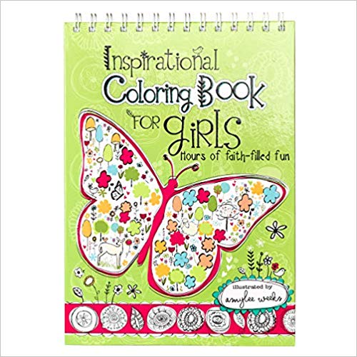 inspirational coloring book for girls