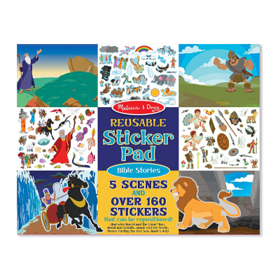 melissa and doug reusable sticker pad bible stories