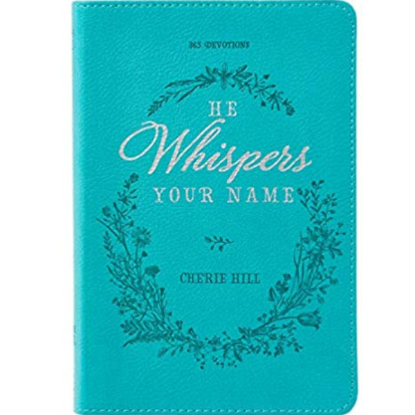 teal devotional book he whispers your name
