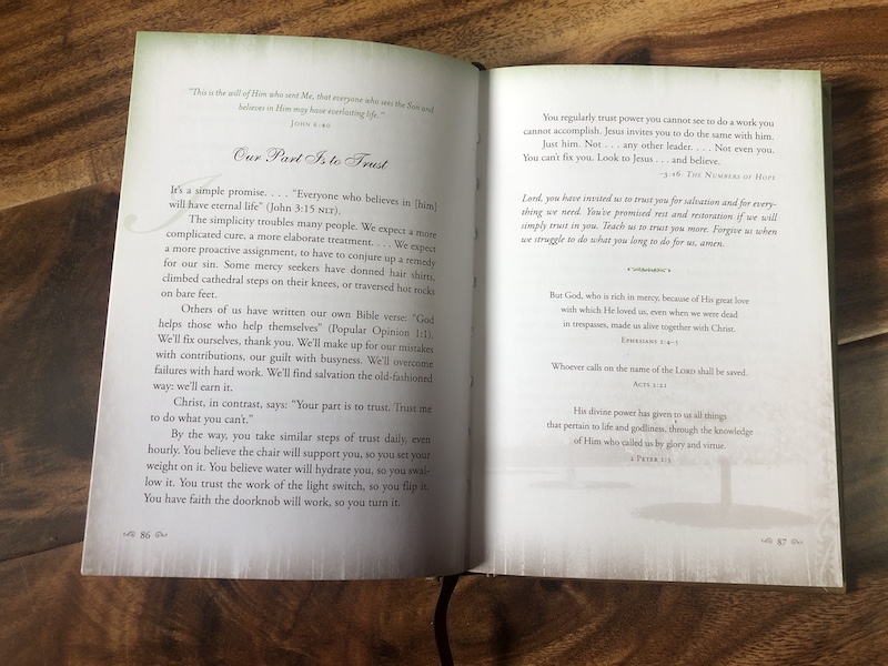 inside pages of live loved by Max Lucado