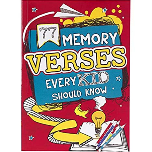 book of 77 memory verses for kids