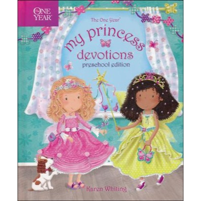book cover with two little girls dressed as princesses