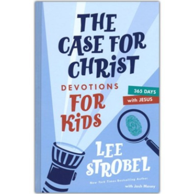 flashlight with the words the case for christ devotions for kids in the spotlight