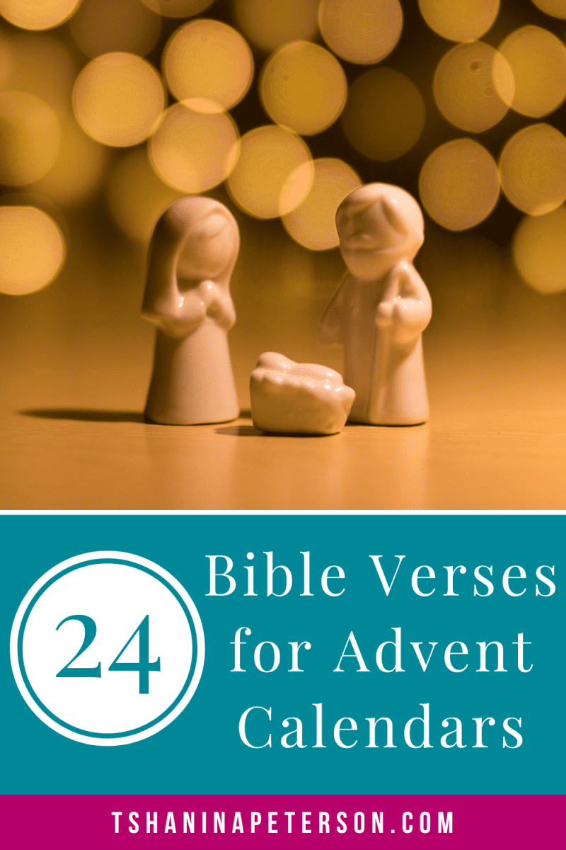 24 Christmas Bible Verses for Advent Calendars