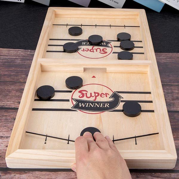 Crazy Games AST Sling Puck Game Fast Puck Table Game Super Winner Wood