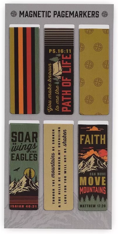 faith building magnetic page markers with bible verses