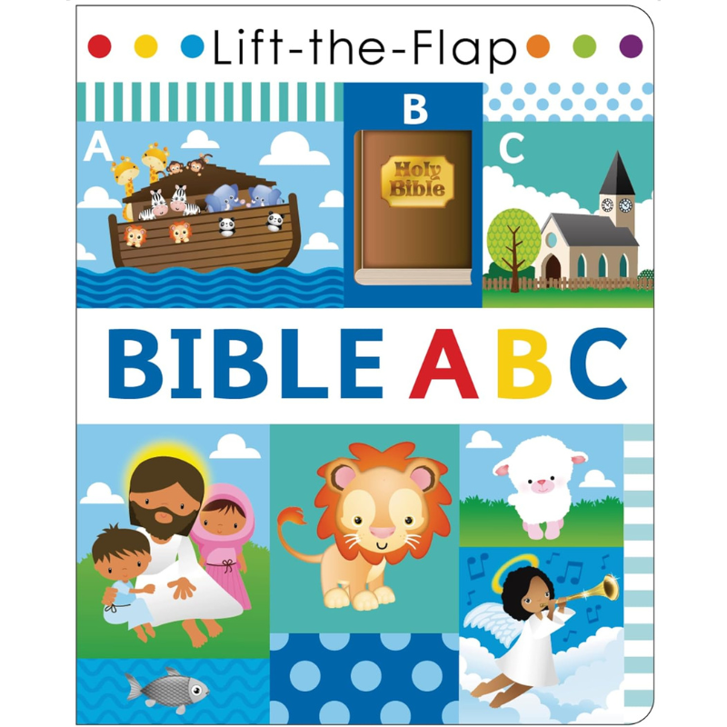 bible abc lift the flap - an interactive Christian book for toddlers