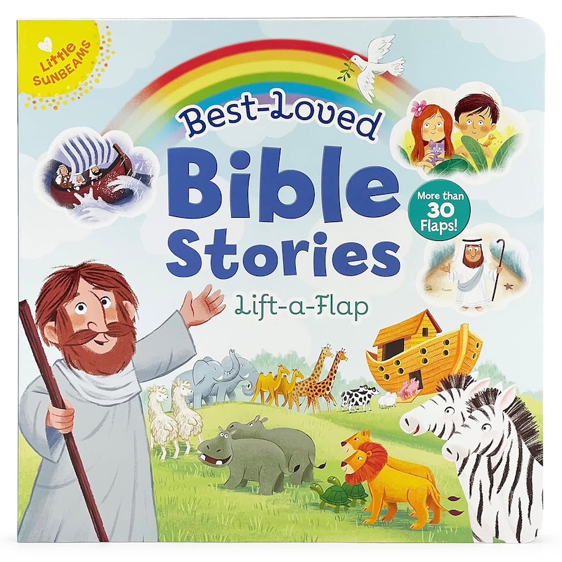 best loved bible stories lift-a-flap - an interactive Christian book for toddlers