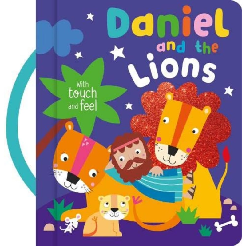 Daniel and the Lions with Touch and Feel - an interactive Christian book for toddlers