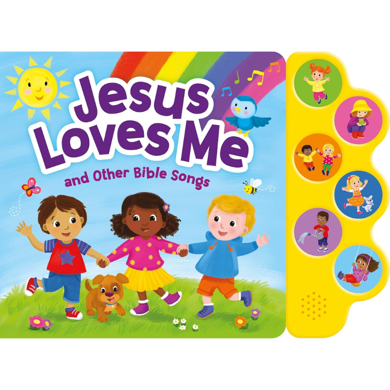 Jesus loves me and other bible songs board book - a Christian for toddlers with Songs