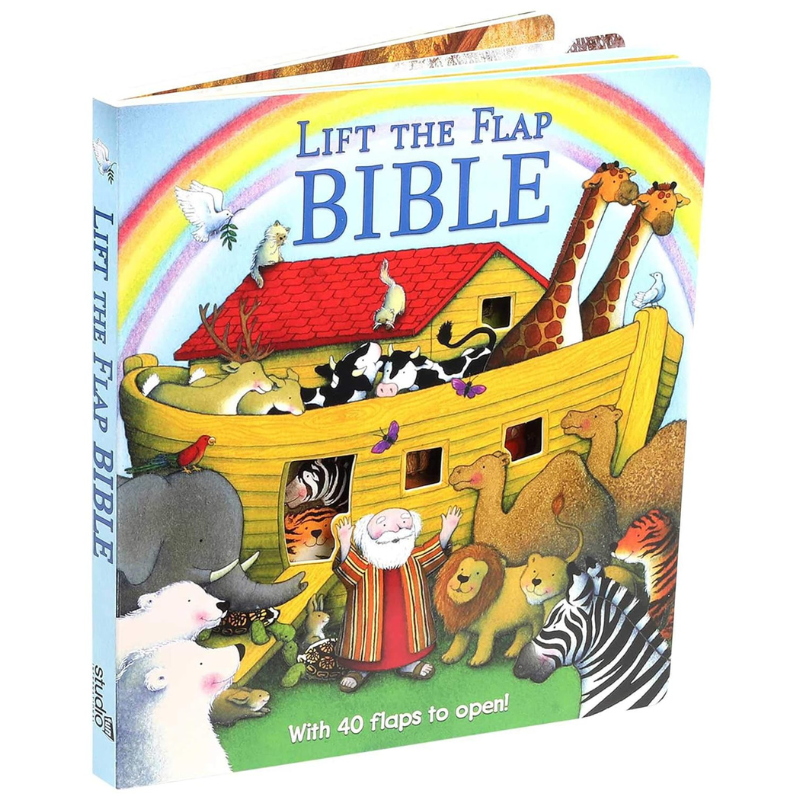 Lift-A-Flap Bible Stories book - an interactive Christian book for toddlers