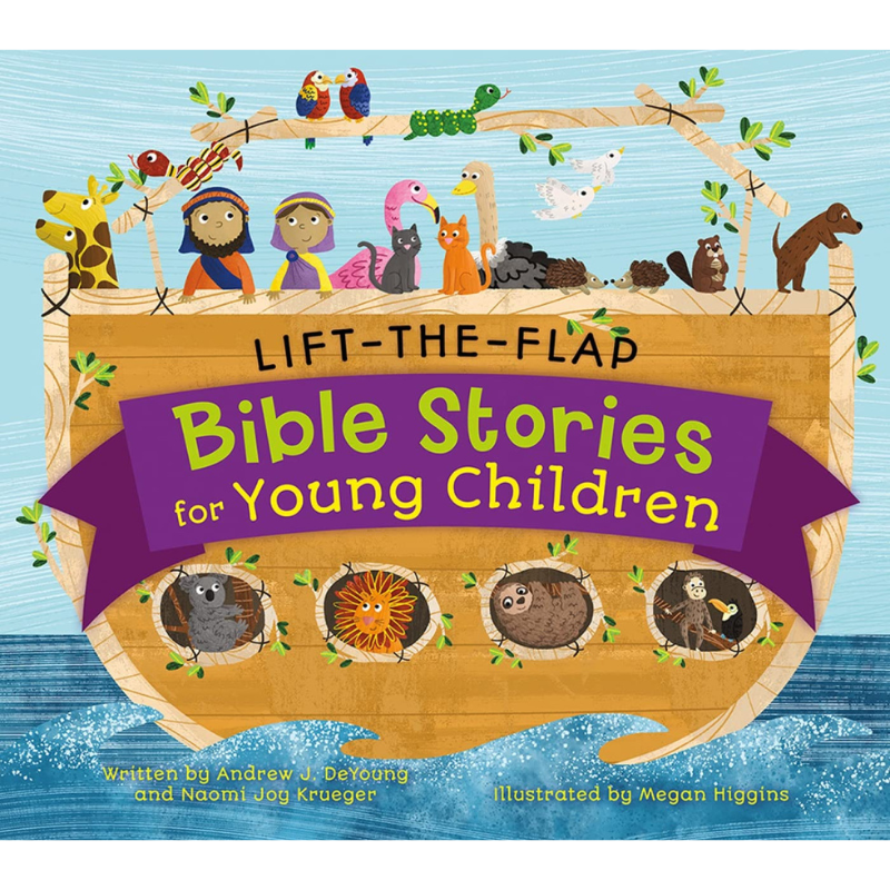 Lift-The-Flap Bible Stories for Young Children - an interactive Christian book for toddlers