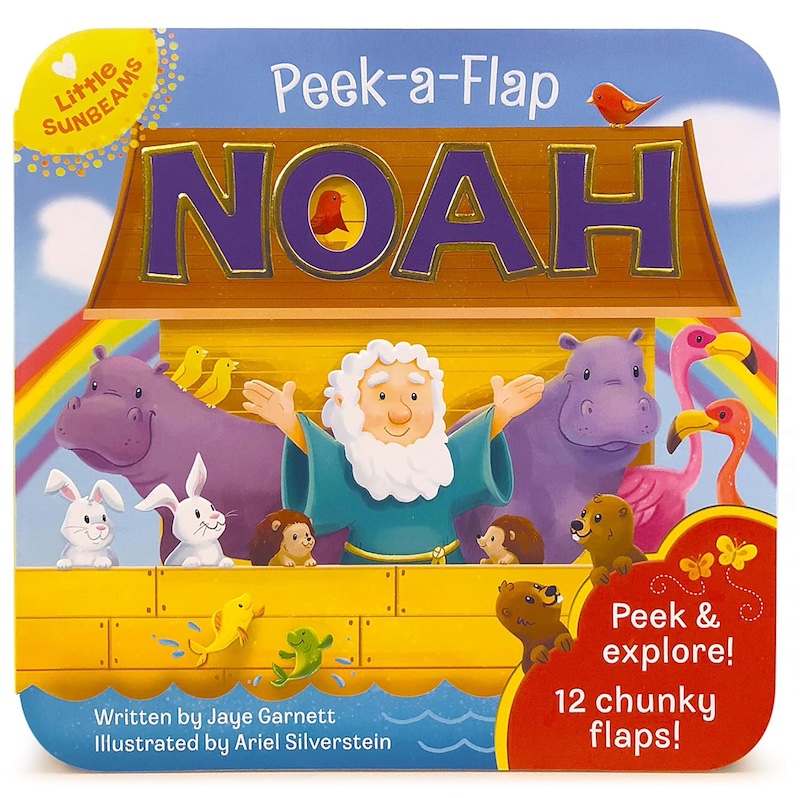 Peek A Flap Noah - an interactive Christian book for toddlers