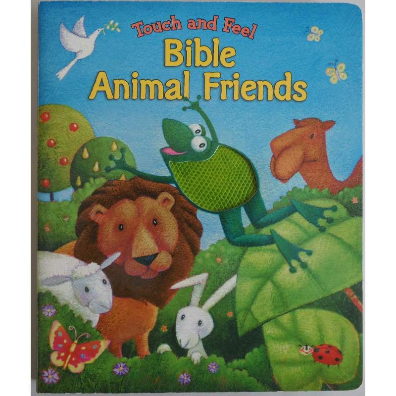 Touch and Feel Baby Animals - an interactive Christian book for toddlers